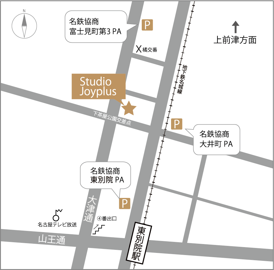 地図：Studio Joyplus